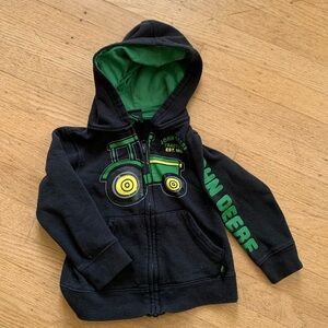 John Deere zip up hoodie 3T